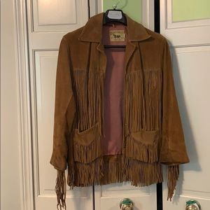 Vintage H.Kauffman saddlery fringe jacket!!!
